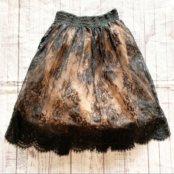 Rue+ Dresses & Skirts - Rue+ Black Lace Overlay Tulle Underlay Skirt 1X